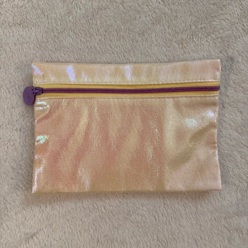 iridescent mini makeup cosmetics bag